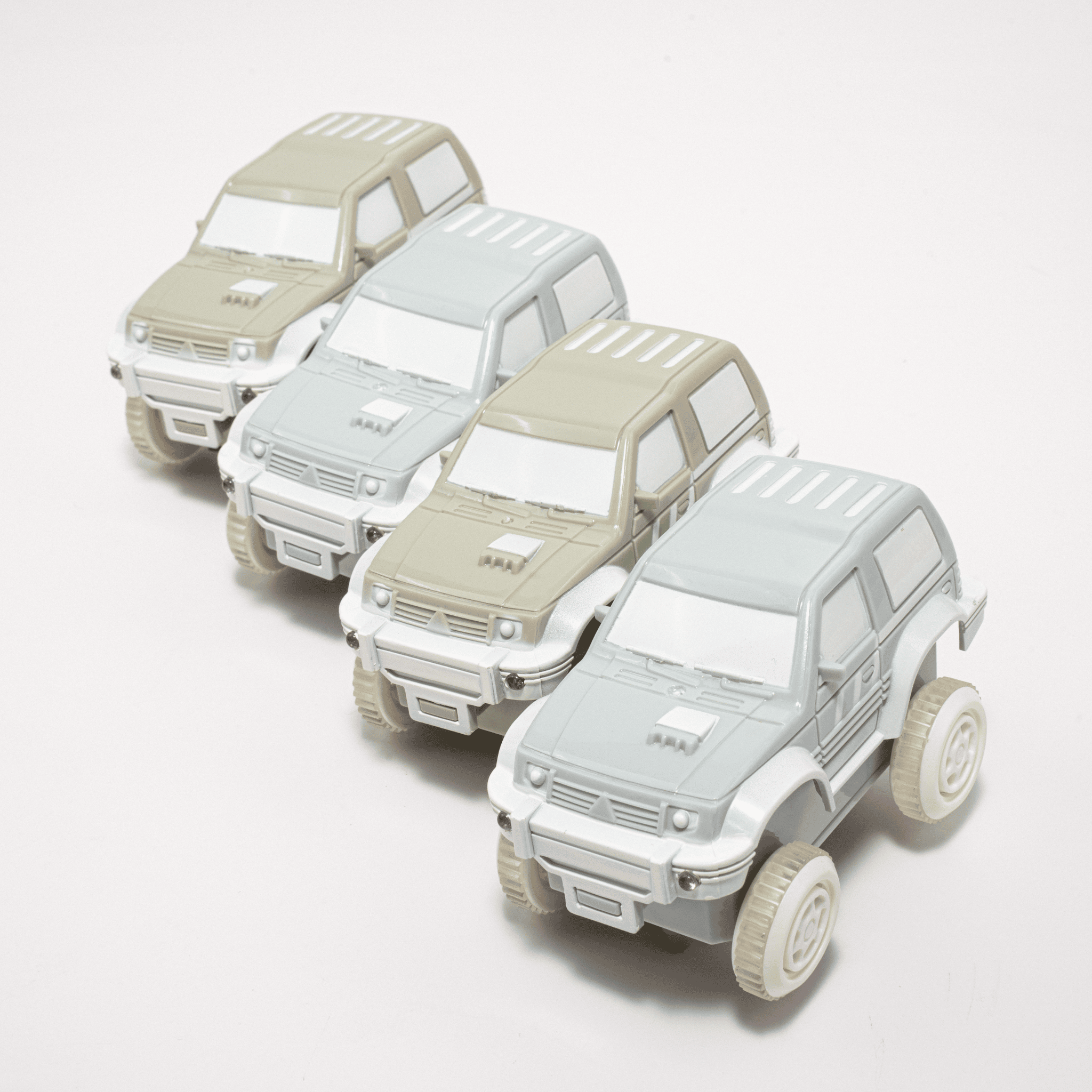 Race Track Car Set - 4 Pack (extras)